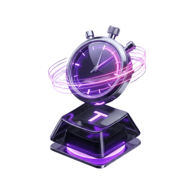 Custom Timer 3D Icon